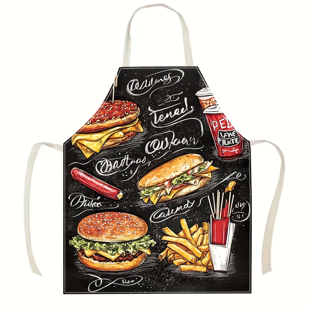 Home Cooking Fast Foods - 1 adet Kara Tahta Fast Food