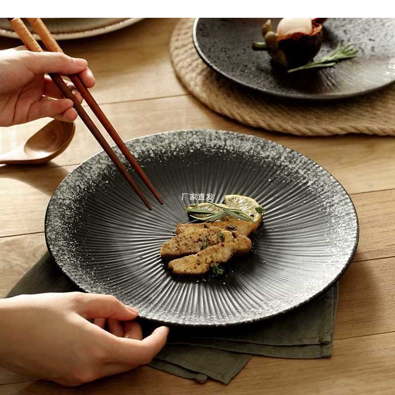 Home Cooking Japanese - Japon Retro Mutfağı Seramik Suşi Tabağı