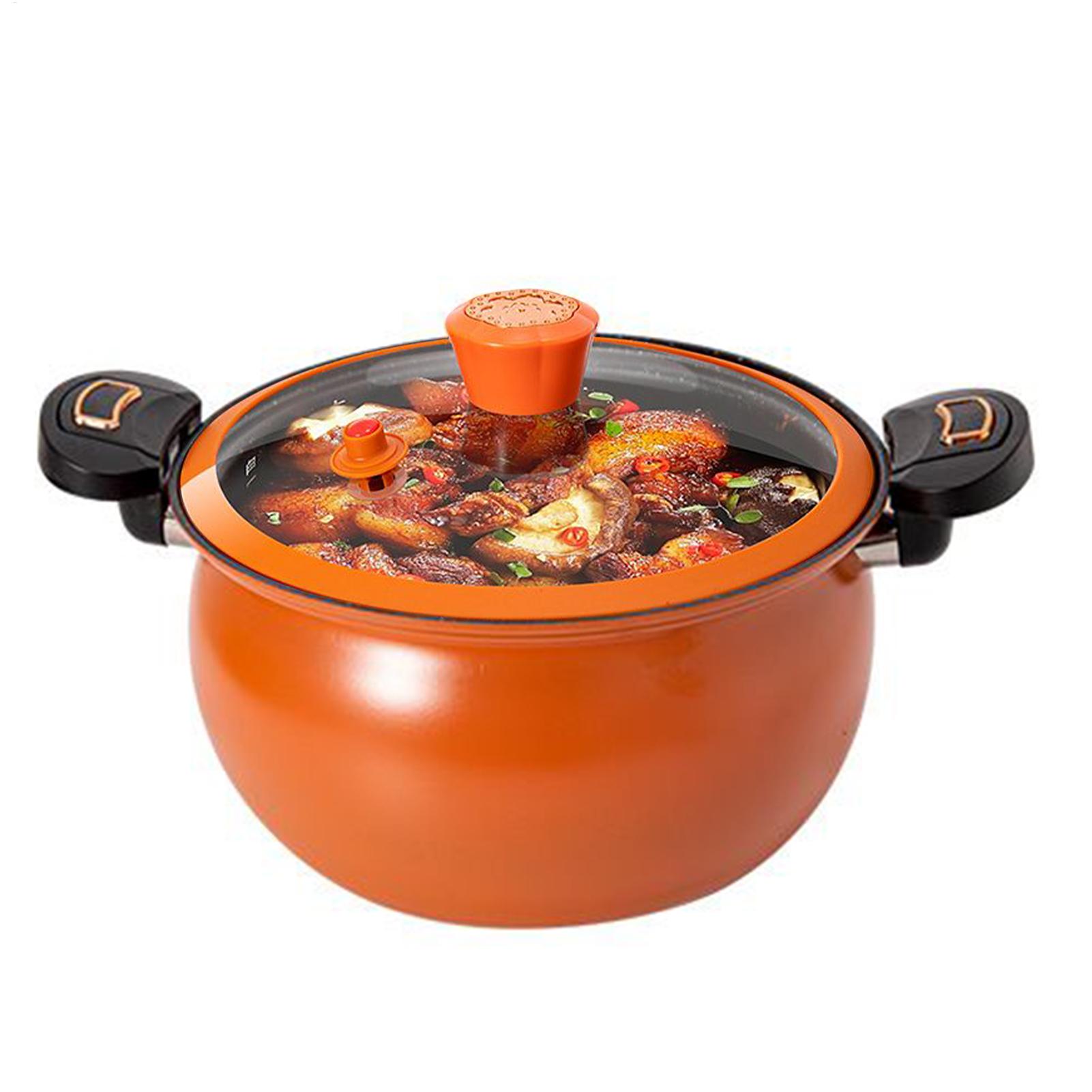 Home Cooking Fast Foods - Küçük Düdüklü Tencere Yapışmaz Pişirme Kabı