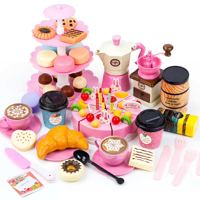 Home Cooking Game - Çocuk oyuncağı gıda çay seti modeli