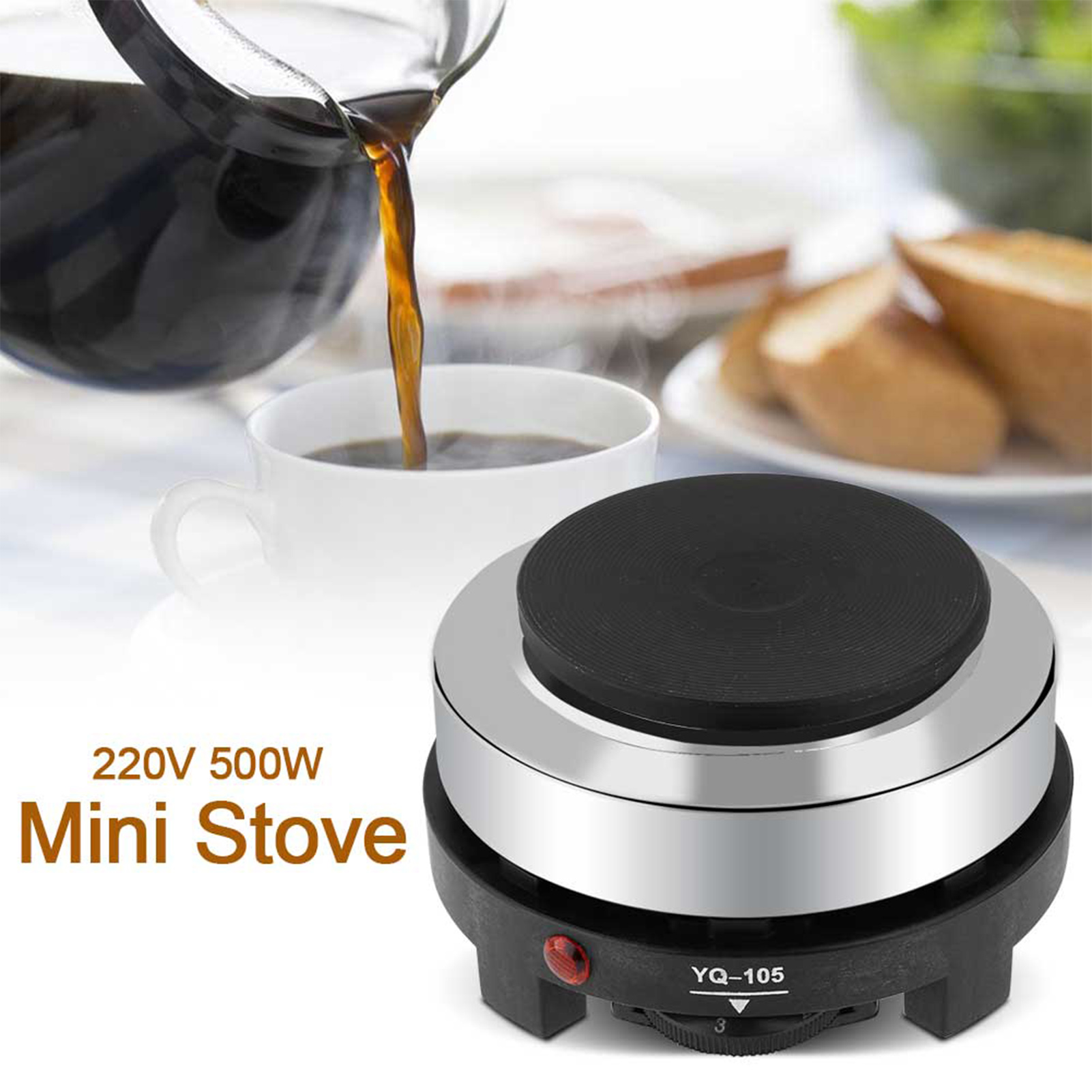 Home Cooking Heater - Elektrikli Ocak Taşınabilir 500W Elektrikli Mini