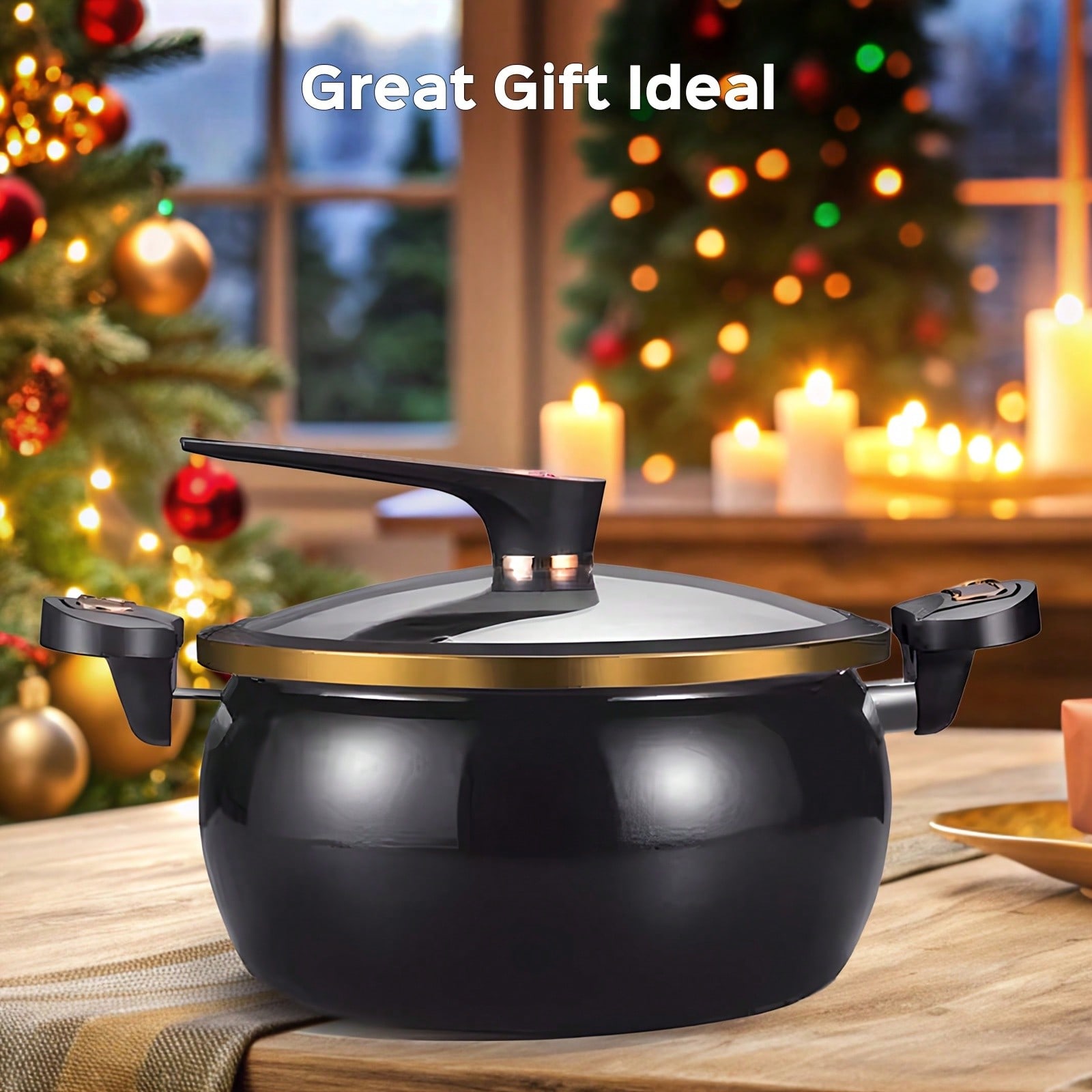 Home Cooking Fast Foods - 1 Adet Büyük 8.45QT Yapışmaz Güveç