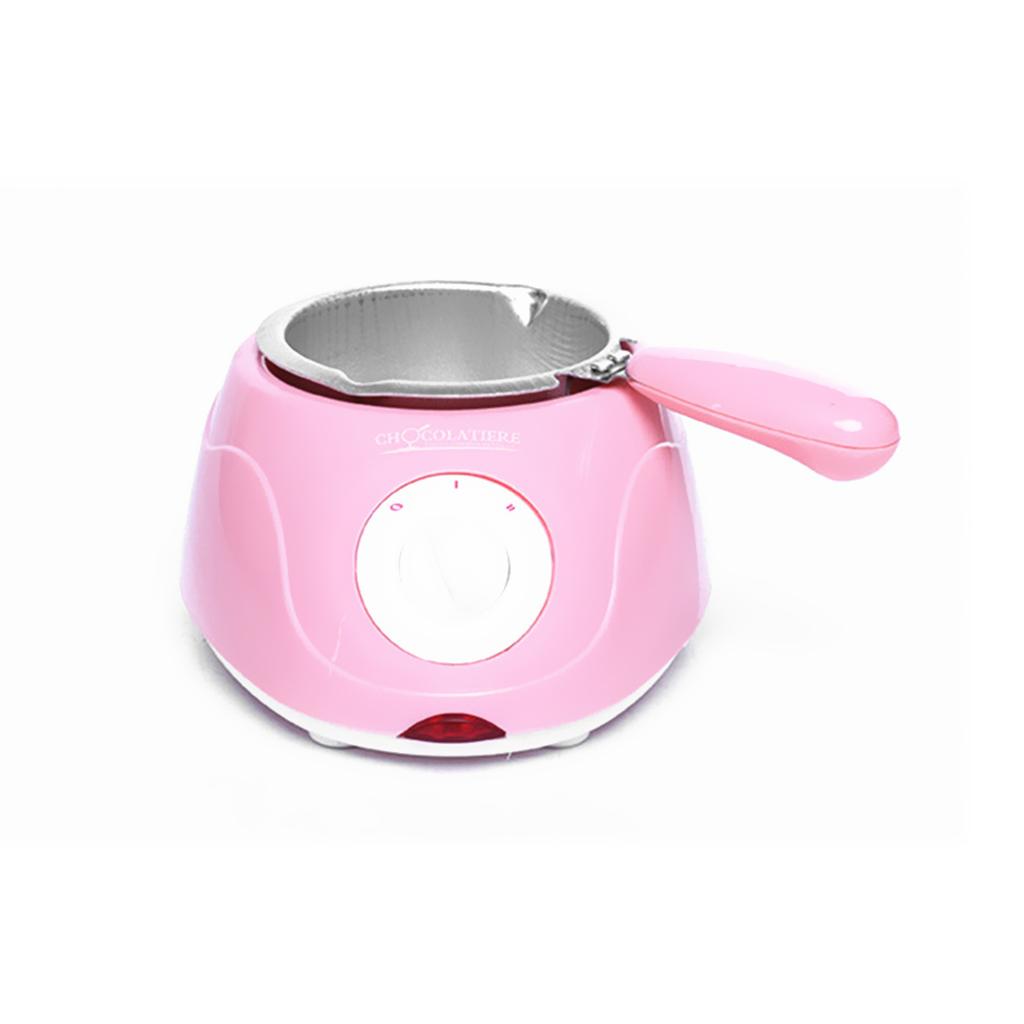 Fondue Pot Ceramic - Peynir Eritme Makinesi Çikolata Elektrikli Çift