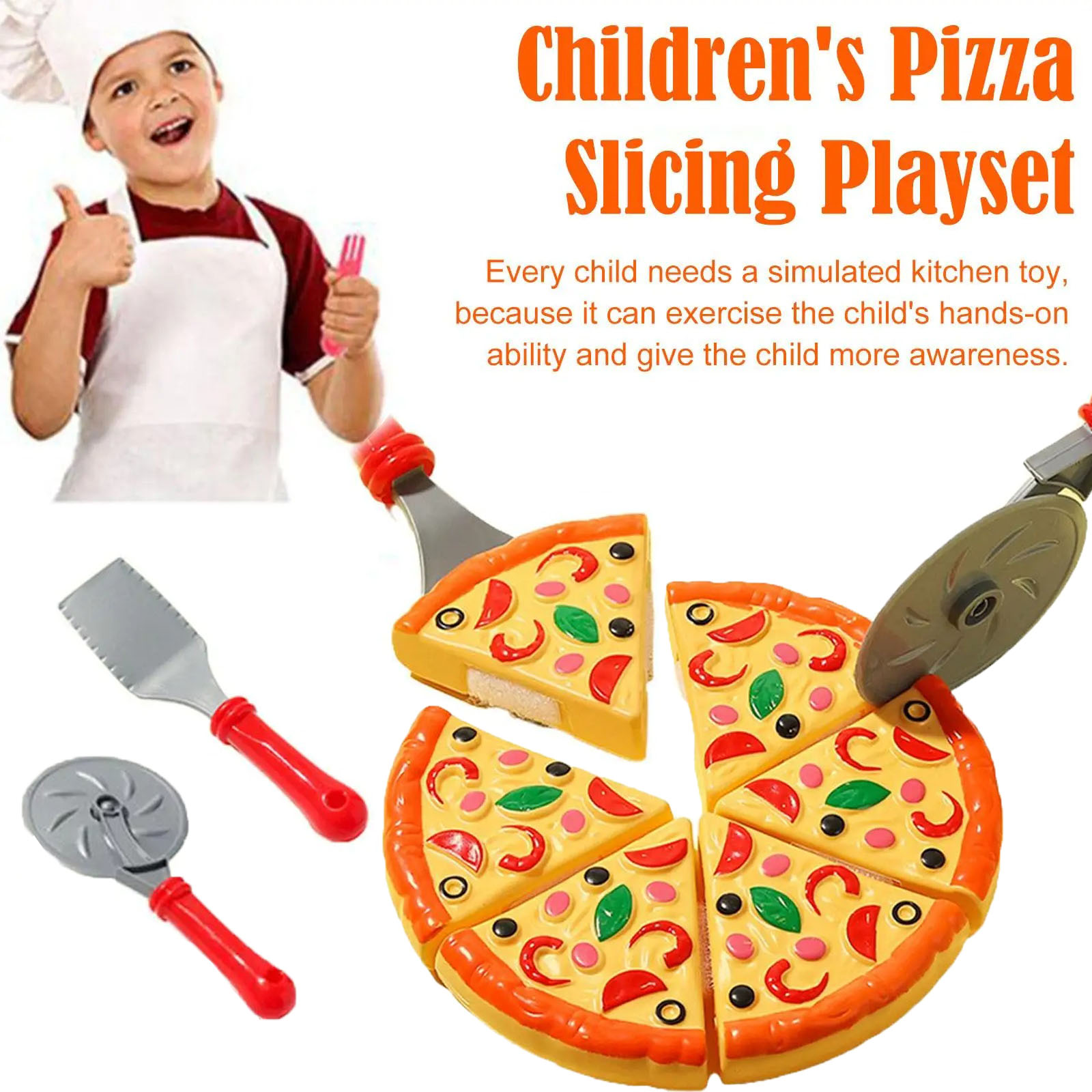 Home Cooking Game - Çocuklar İçin Pizza Partisi Oyuncak Seti,