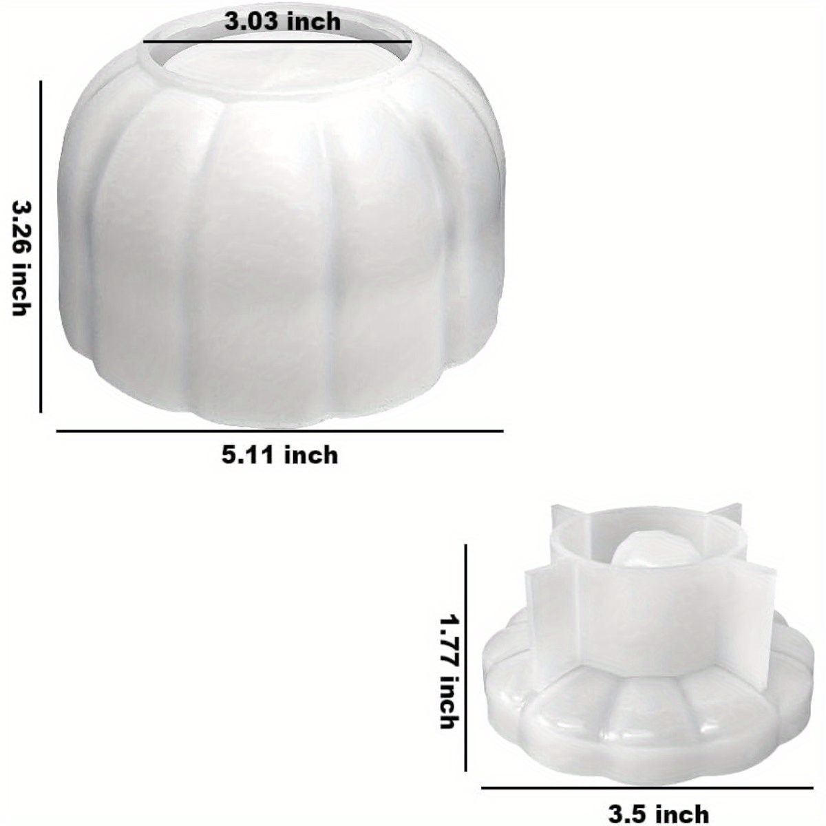 5 ''Büyük Kabak Kavanoz Kalıp, - Idli Steamer Mold incelemesi ve fiyatı