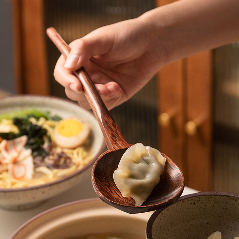 Uzun Saplı Ramen Tahta Kaşık J - Home Cooking Japanese incelemesi ve fiyatı