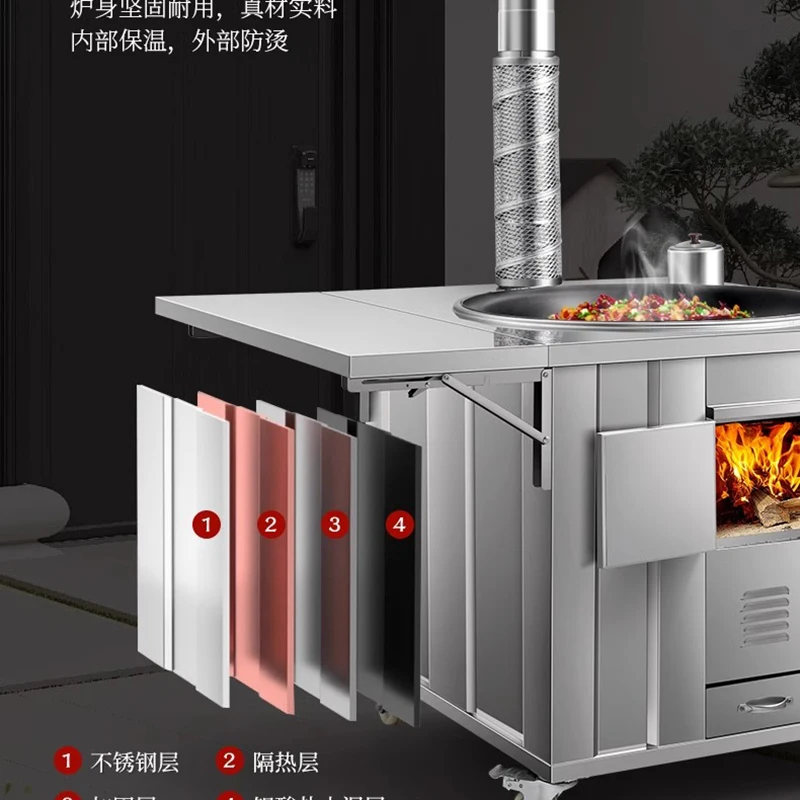 Paslanmaz Çelik Yakacak Odun S - Home Cooking Heater incelemesi ve fiyatı