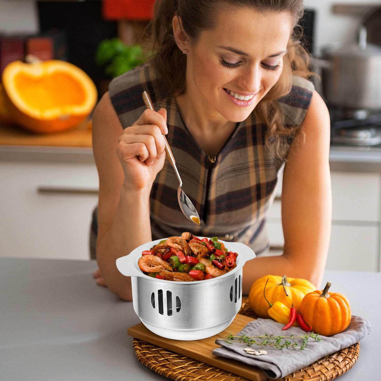 1 takım yiyecek ısıtma kabı so - Home Cooking Fast Foods incelemesi ve fiyatı