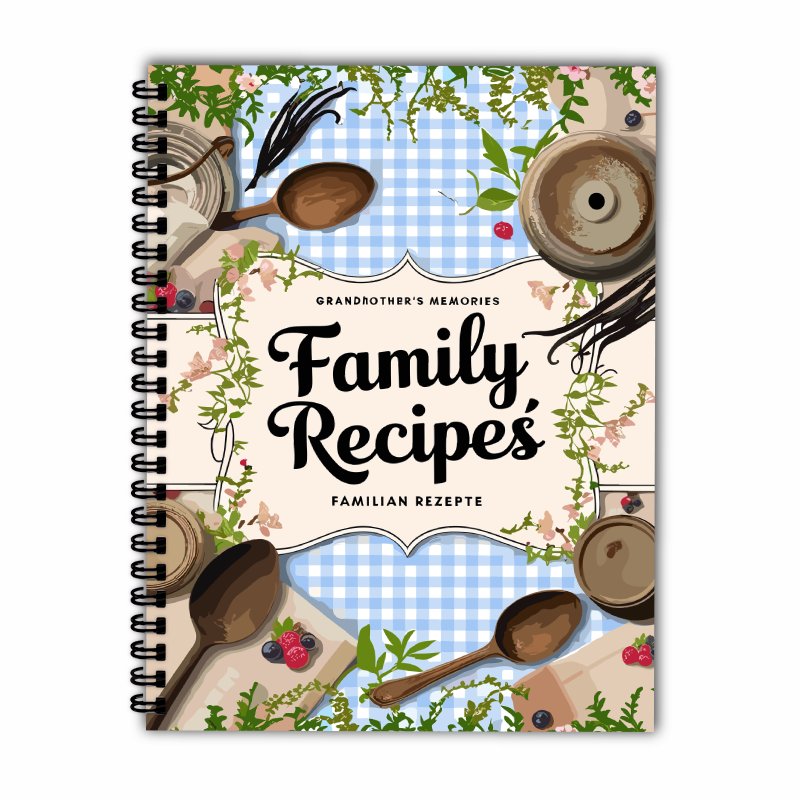 A5 tarif kitabı, mavi kareli d - Home Cooking Book incelemesi ve fiyatı