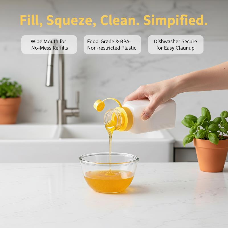 Sıkmalı Sos Dispenseri Toz Geç - Home Cooking Fast Foods incelemesi ve fiyatı
