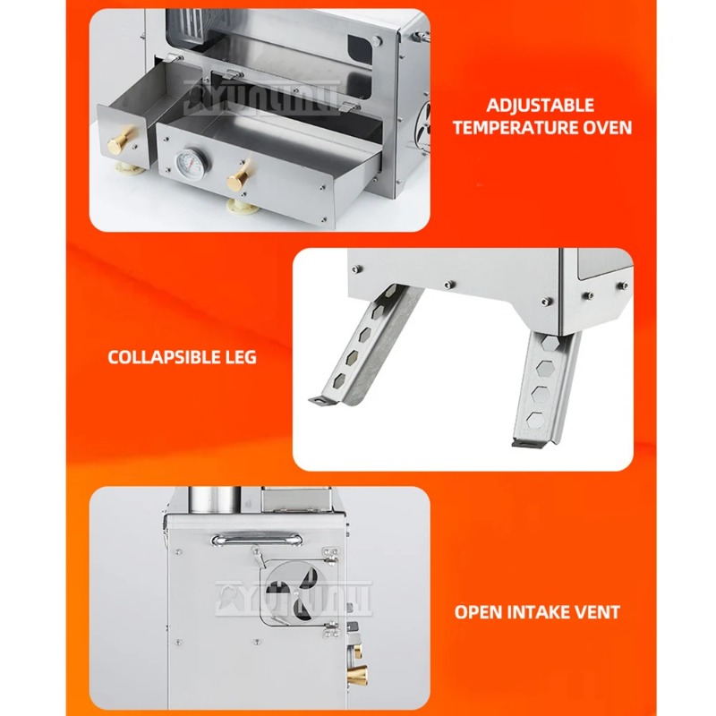 Taşınabilir Açık Hava Odun Sob - Home Cooking Heater incelemesi ve fiyatı